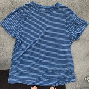 Navy stripped tee